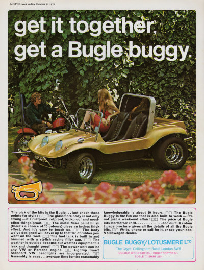 corporalsteiner:



1971 Bugle Buggy (U.K.) by Alden Jewell


