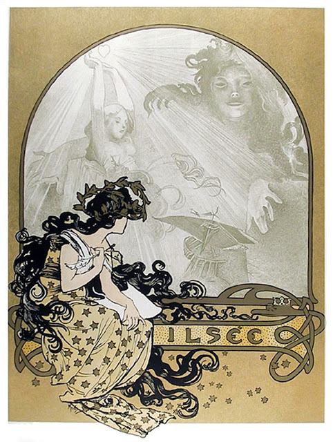 

‘Ilsée, Princess of Tripoli’. Backplate © Alphonse Mucha Estate-Artists Rights Society (ARS), New York-ADAGP, Paris

