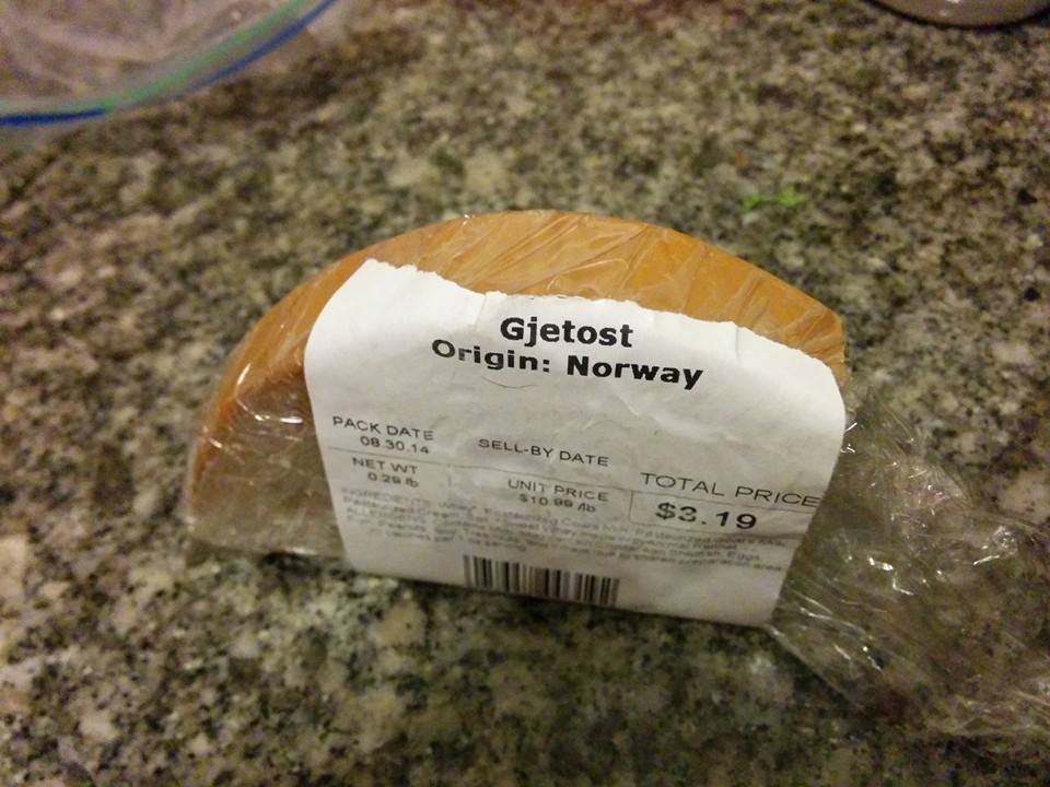 Night Cheese, Part I: Gjetost Do not buy this weird brown Norwegian Cheese. It does not taste like cheese. The Ez Factor: Ezra cannot get enough of this stuff. He and Danjumbo spent about an hour knawing on it. If you think this is any indication that I might be mistaken, that this cheese maybe might be a good thing to put in your mouth and chew and swallow you are WRONG and the joke&rsquo;s on you because they also eat CAT FOOD and Danjumbo doesn&rsquo;t even like cheese.